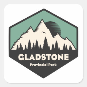 Gladstone Provinzpark Quadratischer Aufkleber