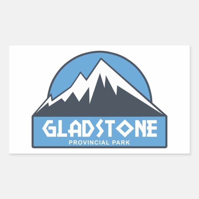 Gladstone Provinzpark Rechteckiger Aufkleber (Vorderseite)