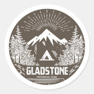 Gladstone Provinzpark Runder Aufkleber