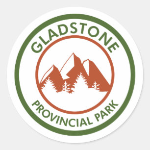 Gladstone Provinzpark Runder Aufkleber
