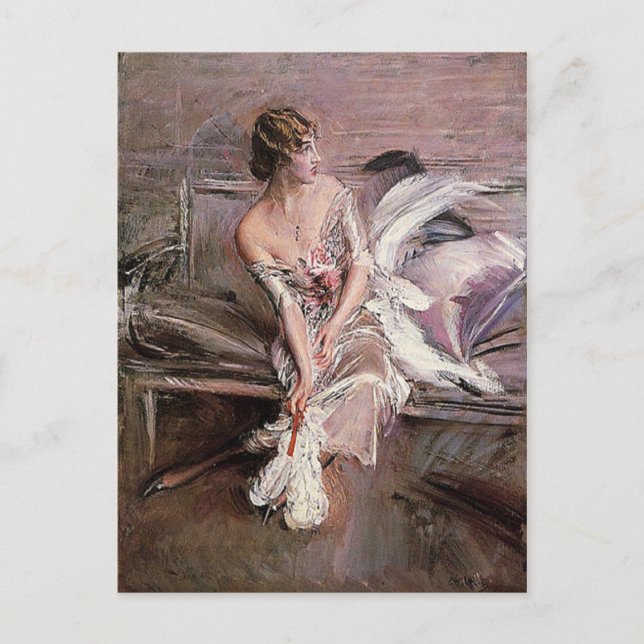 Gladys Deacon - Boldini Postkarte (Vorderseite)