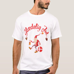 Glaedelig jul danz fröhliche Weihnachtsmäntel vo T-Shirt