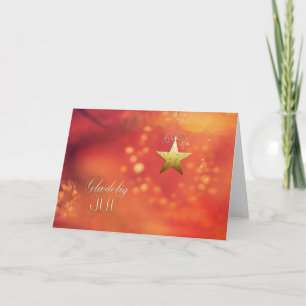 Glædelig jul., Frohe Weihnachten in Dänisch, Star
