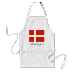 Glædelig Jul mit Dannebrog Schürze