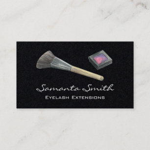 Glam Beauty Makeup Artist Eyelashes & Lips Busines Visitenkarte