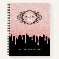 Glam Black Rose Gold Driving Glitzer Rezept