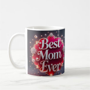 Glam Bling Silver Gold Beste Mama je Kaffeetasse
