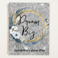 Glam Boho Celestial Moon Imitats Silver Glitzer Bo