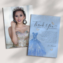 Glam Dusty Blue Silver Glitzer Quinceanera Foto