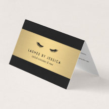 Glam Eyelashes Black and Gold Aftercare