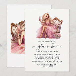 Glam Fashion Show Invitation