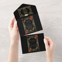 Glam Gatsby Art Deco Poker Casino