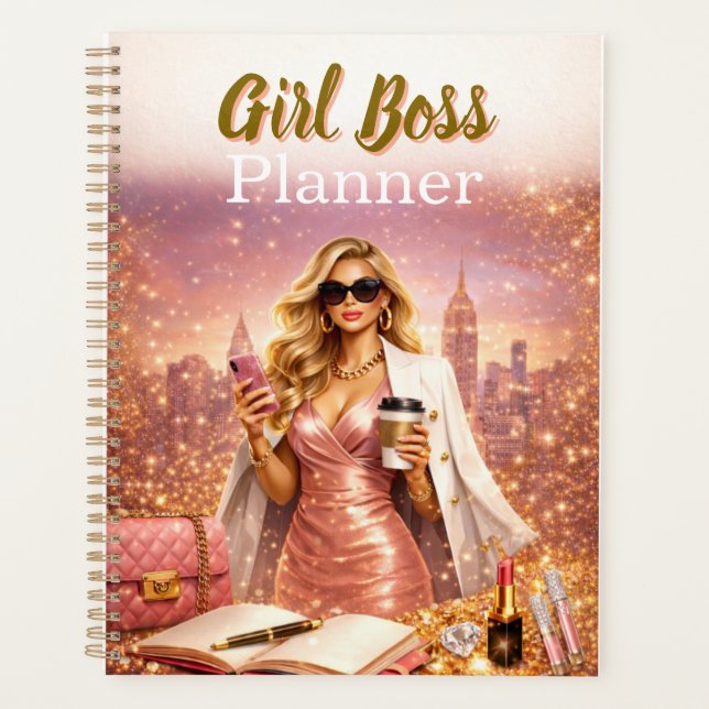 Glam Girl Boss Planner  Planer (Vorderseite)