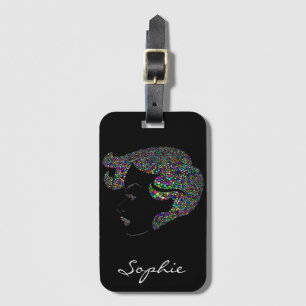 Glam Girl mit Herzen Gepäckanhänger