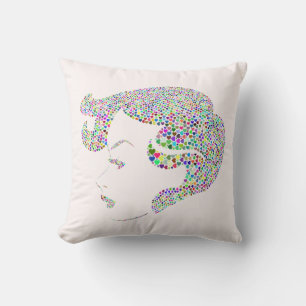 Glam Girl mit Herzen Kissen