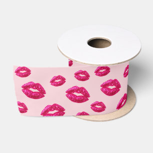 Glam Glitter Lippenstift-Kuss Satinband