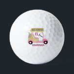 Glam Glitz Monogram Name Pink Gold Diamond Cart Golfball<br><div class="desc">Golf Gal - Fun Glitz Glam Pink Rose Gold Diamond Cart - nur ein bisschen "über die Spitze", aber bereit zum Laufen - Golfball - Das ist ein großartiges Geschenk für Golfliebhaber - Spaß / unverwechselbar / einzigartig. Und mit einem Monogramm und Vorname für die "beabsichtigt". Wenn Sie Fragen zum...</div>