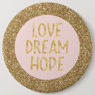 Glam Glitzer Sparkle Glitz Liebe Traumstrecke Airo Button