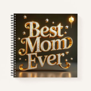 Glam Gold Blase Beste Mama je Notizbuch