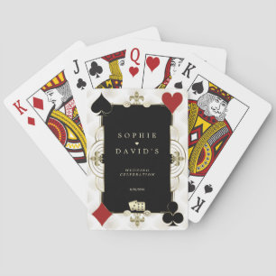 Glam Gold Casino Vegas Poker Hochzeit Spielkarten