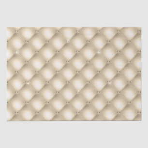 Glam Gold Cream Champagne Diamond Glitz Wedding Seidenpapier