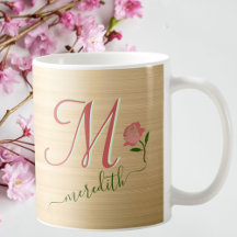 Glam Gold Custom Monogram Name