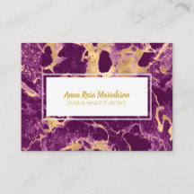 *~* Glam Gold Foil Lila Marmor Popular Chic