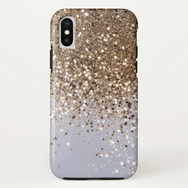 Glam Gold Glitzer Glam #1 Case-Mate iPhone Hülle (Rückseite)