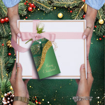 Glam Gold Glitzer Green Metallic