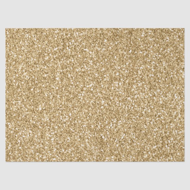 Glam Gold Glitzy Glitzer   Seidenpapier (Vorderseite)