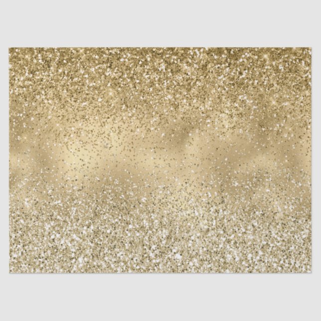 Glam Gold Glitzy Sparkle Glitzer      Seidenpapier (Vorderseite)