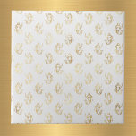 Glam Gold Mermaid White Fliese<br><div class="desc">Weiße Fliese mit goldenen Meerjungfrauen.</div>