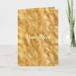 Glam Gold personalisiert Karte