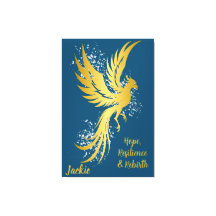 Glam Gold Phoenix Silver Glitzer Monogram Blue |