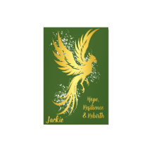 Glam Gold Phoenix Silver Glitzer Monogram Green |