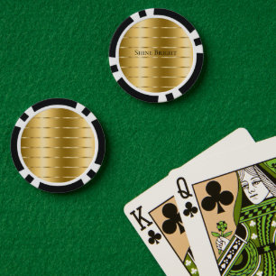 Glam Gold Ribbon Pokerchips