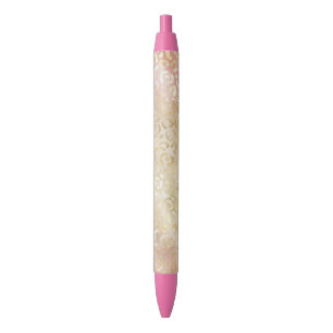 Glam Gold Rose Blush Pink Leopard Print Kugelschreiber