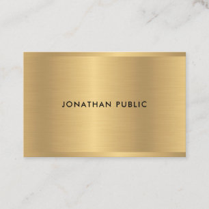 Glam Gold Template Elegant Moderner Luxus Beliebt Visitenkarte