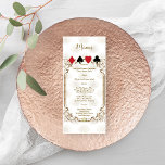 Glam Golden Traumstrecke Airolo - Gletsch Menükarte<br><div class="desc">Einzigartig Casino Royale, art Deko themed card design. Es ist im Vintagen Art Deko Stil, einem Roaring 1920er Jahre alten Hollywood-Rahmen mit Imitaten Goldfolie Fleur-de-lis, Spielkarten Anzug auf goldschwarzen Art Deco Muster Hintergrund. Auf der Rückseite Imitate Gold Art Deco Muster und Initialen. Verwenden Sie das Tool Personalisieren, um Ihre Informationen...</div>