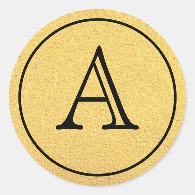 Glam gothique | Sticker | Or (Devant)