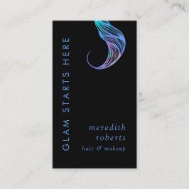 Glam Hair und Makeup Opal Hair Curl Visitenkarte