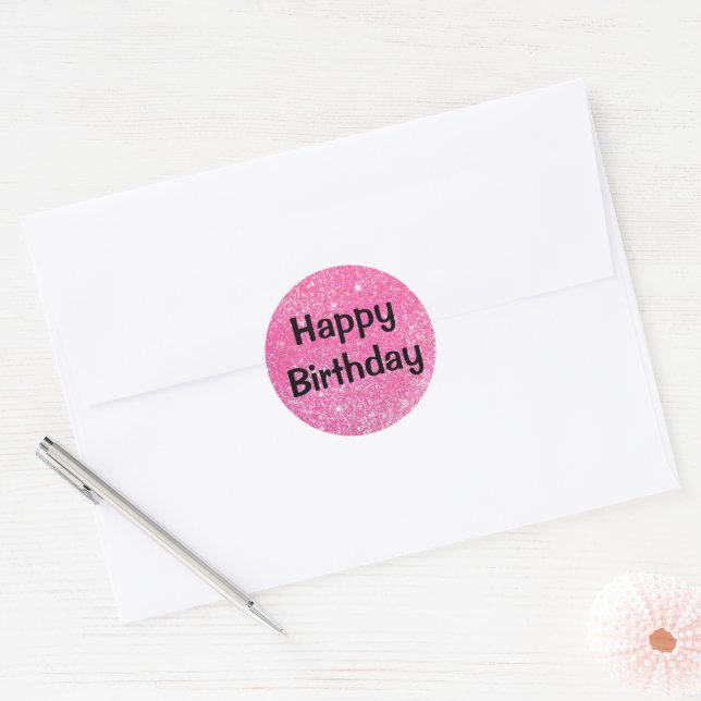 Goldfolie-Aufkleber „Happy Birthday“ – Glänzende Etiketten Für Karten, Geschenke & Deko