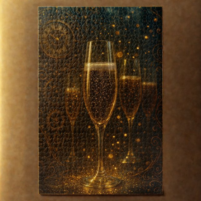 Glam Happy New Year Steampunk Champagner  (Von Creator hochgeladen)