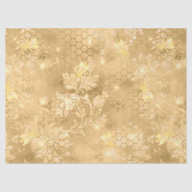 Glam Honeycomb Serie Design #2 Seidenpapier (Vorderseite)