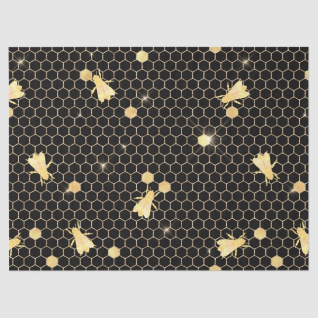 Glam Honeycomb Serie Design #6 Seidenpapier (Vorderseite)