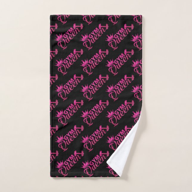 Glam Hot Rosa Imitate Glitzer Gymnastik Queen Must Handtuch (Handtuch)