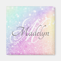 Glam Iridescent Glitzer Personalisiert farbig