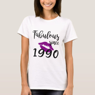 Glam Kiss Birthday Women Lips T-Shirt