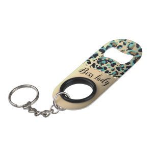 "Glam Leopard Boss Lady Mini Flaschenöffner