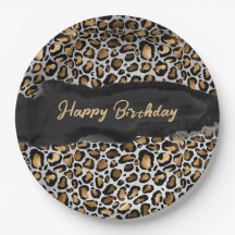 Glam Leopard Happy Birthday
